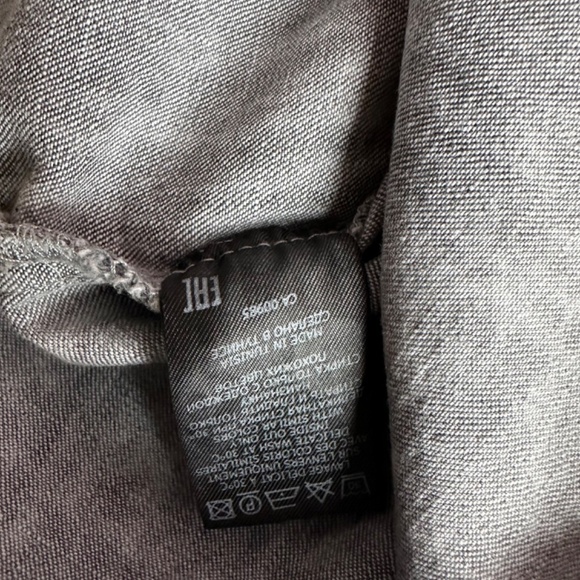 Isabel Etoile Marant Tie Dye Acid Wash Print Mock Neck Button up top - Picture 5 of 13